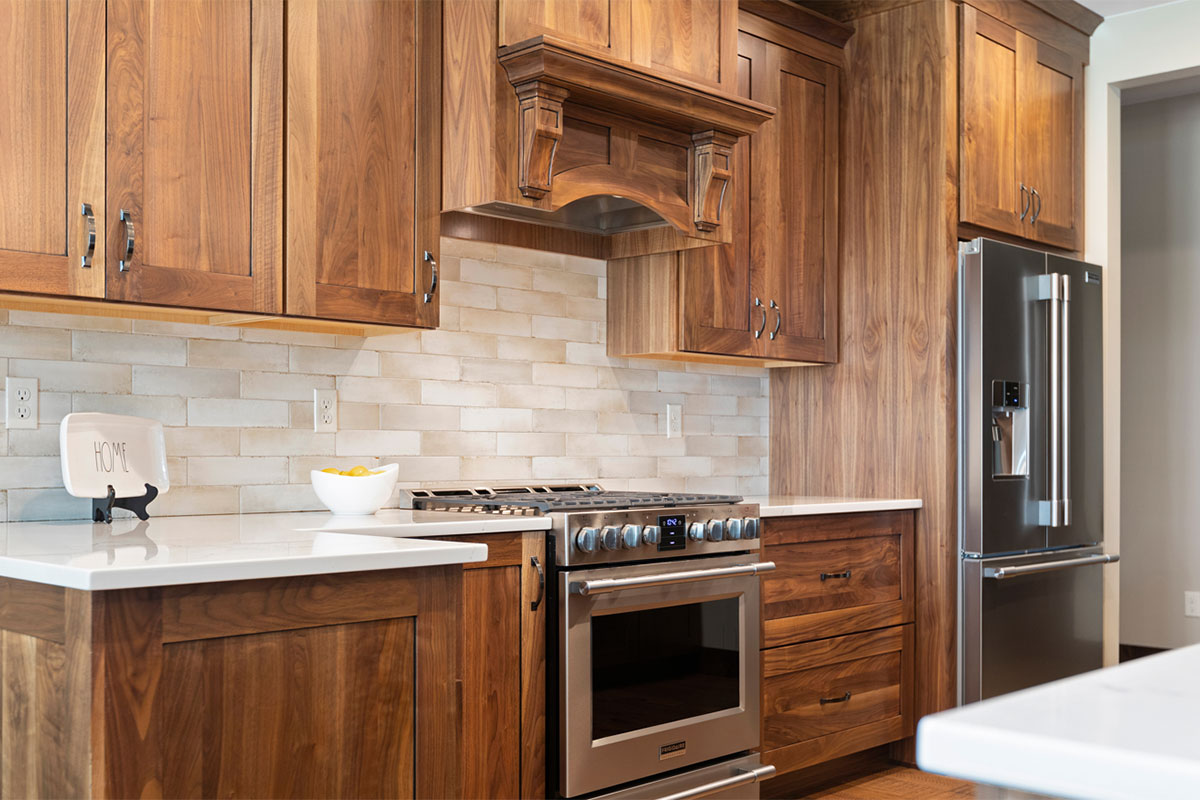 Photo of wood cabinetry for BTB Blog - Bring Cozy Inside